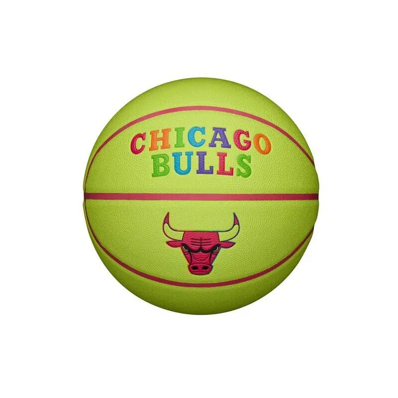Ballon de basketball NBA Neon Chi bulls