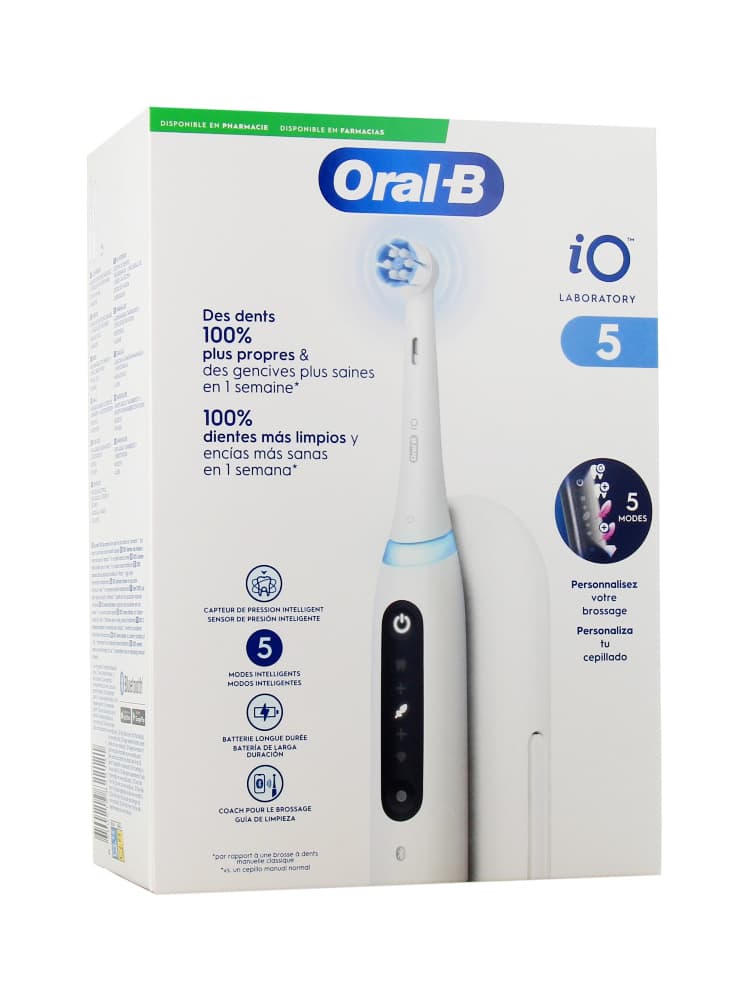 Oral-B IO Laboratory 5 Brosse à Dents Rechargeable 5 Modes Intelligents + Accessoires