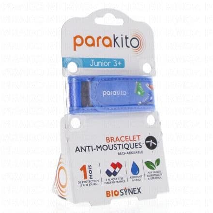 PARAKITO Bracelet Anti moustiques Junior 3+ basket